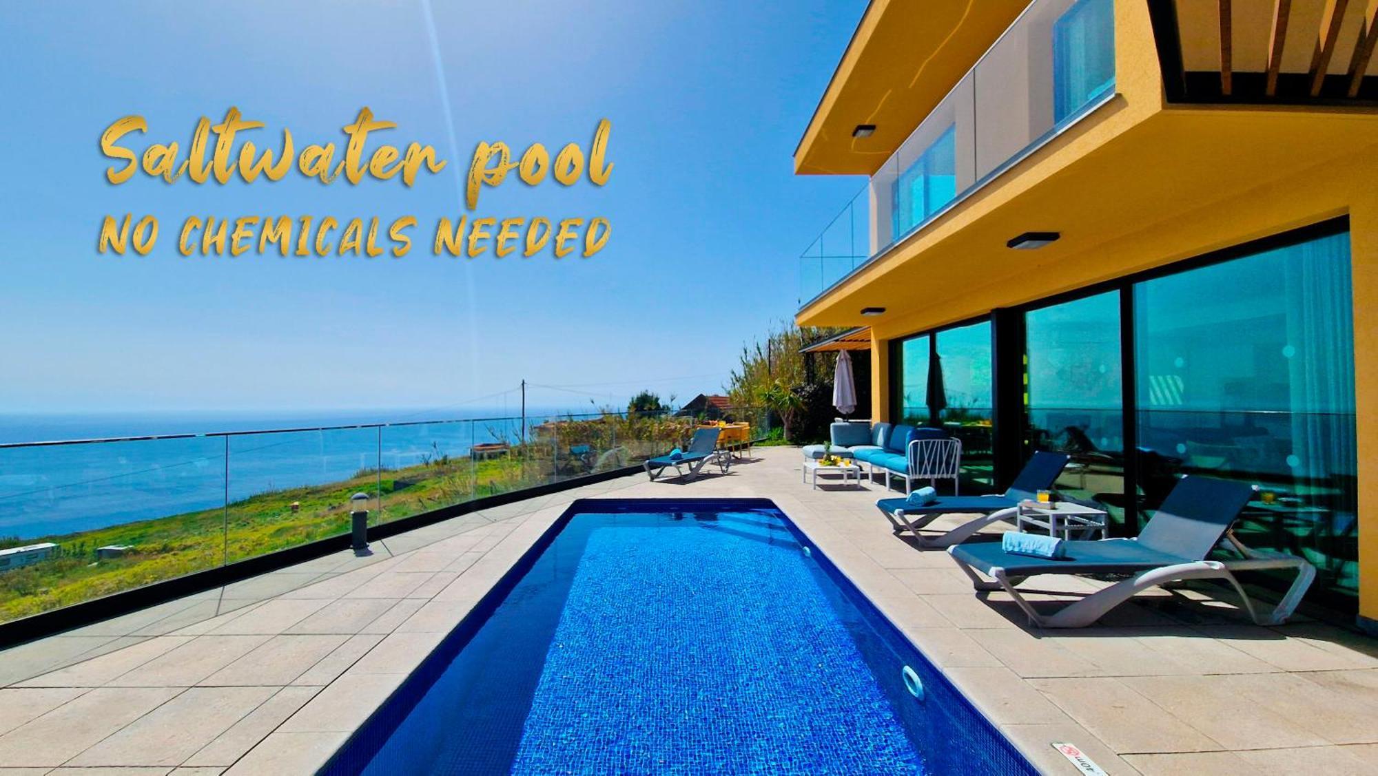Eden Sun - A Modern Luxury Villa With A Panoramic View Prazeres Exterior photo