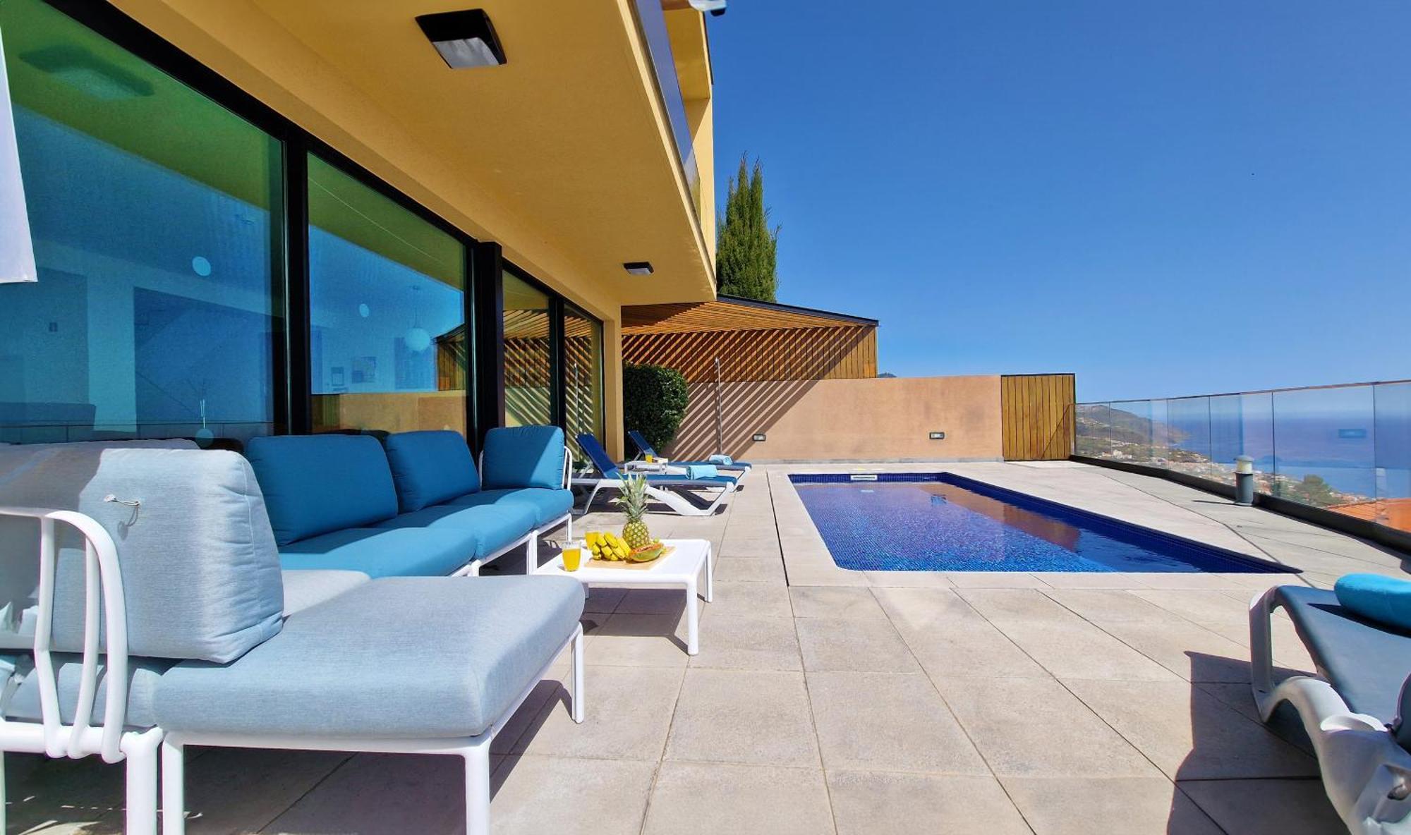 Eden Sun - A Modern Luxury Villa With A Panoramic View Prazeres Exterior photo